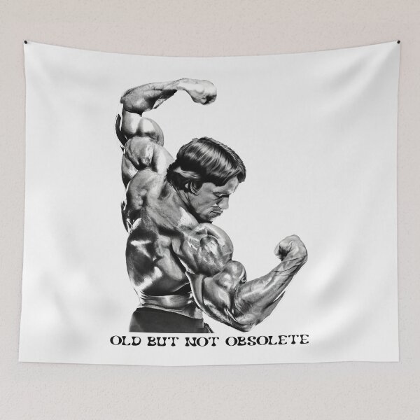 Item preview, Arnold schwarzenegger, Old But Not Obsolete Arnold. schwarzenegger Fan art designed and sold by HuzaifaNaveedh.