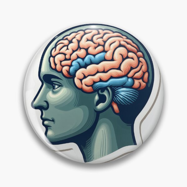 Item preview, Psychology - symbol design brain cortex designed and sold by MPAlex.