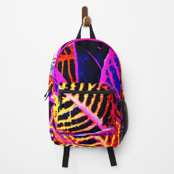 Item preview, Glowing Neon Leaves Pattern designed and sold by Health And Fitness Posts e-Store.