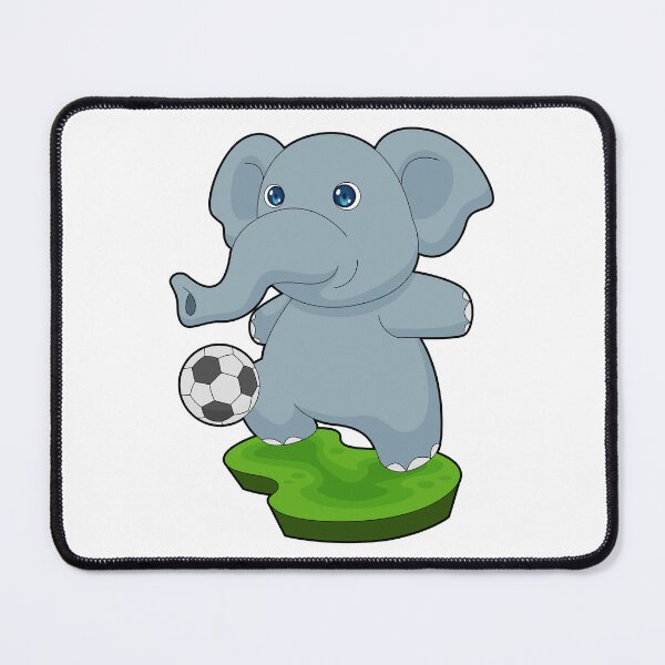 Item preview, Elephant Soccer player Soccer Sports designed and sold by Snabdesign84.