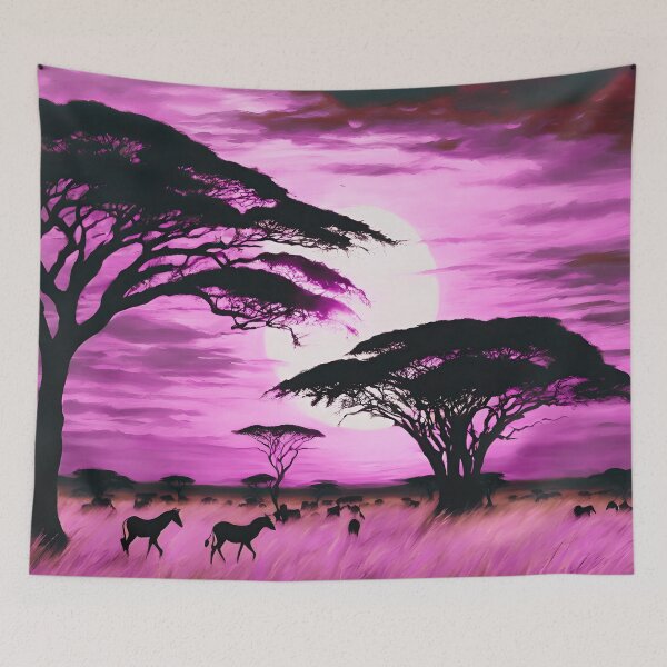 Item preview, Fiery Serengeti Sunset designed and sold by colorvisionart.