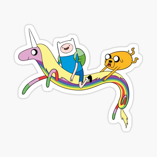 Artikel-Vorschau von Lady Rainicorn, Jake und Finn der Mensch, designt und verkauft von ipekart.