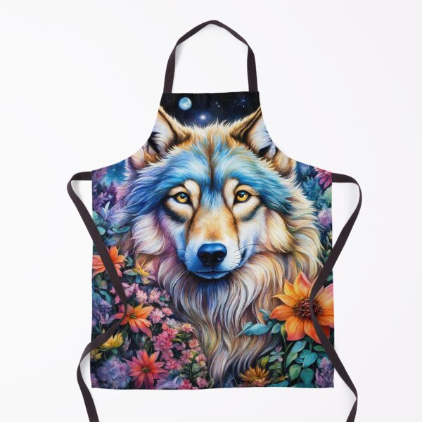Item preview, Floral Wolf in Soft Colors designed and sold by alw951.