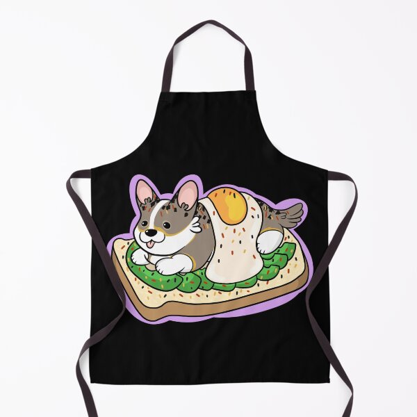Item preview, Corgi, avocado toast designed and sold by DrawsCutePaws.