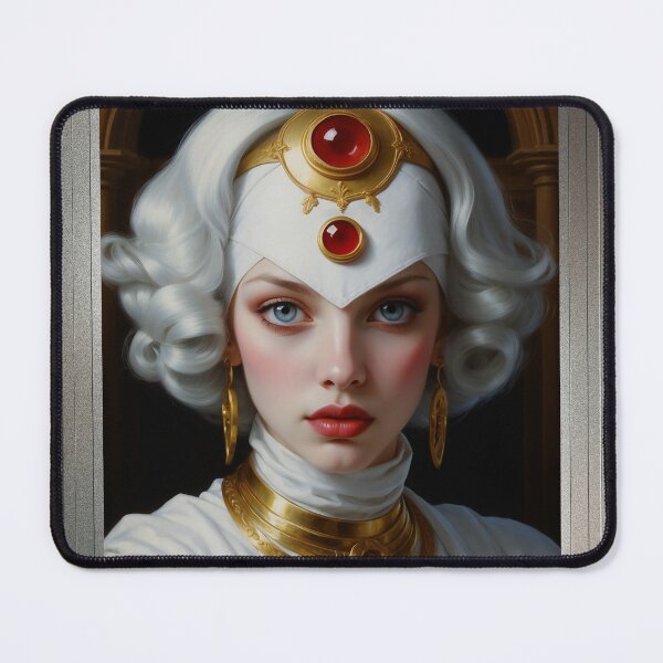 Item preview, Lady Of The Orlion Order Beautiful AI Concept Art Portrait by Xzendor7 designed and sold by Xzendor7 Digital Art Creations.