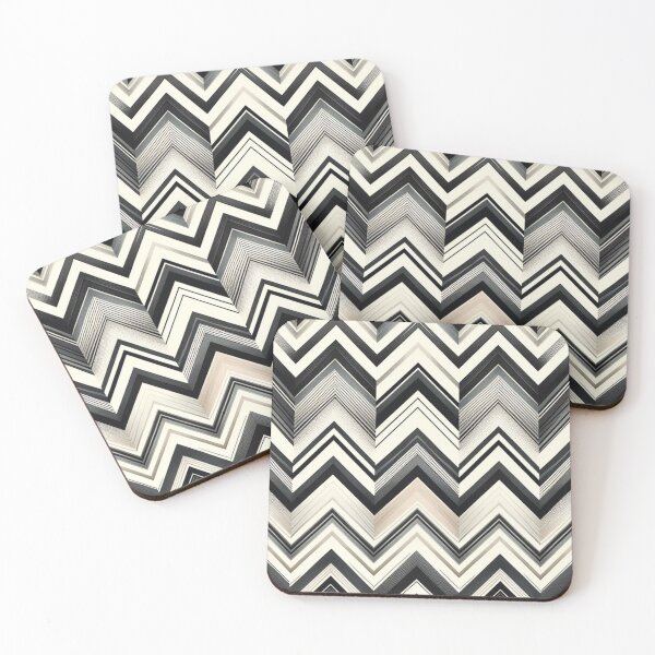 Item preview,  Chevron - Black and White Zigzag Pattern ; Pattern  Herringbone designed and sold by PatternInArt.