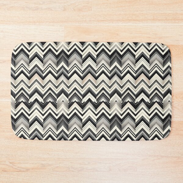 Item preview,  Chevron - Black and White Zigzag Pattern ; Pattern  Herringbone designed and sold by PatternInArt.