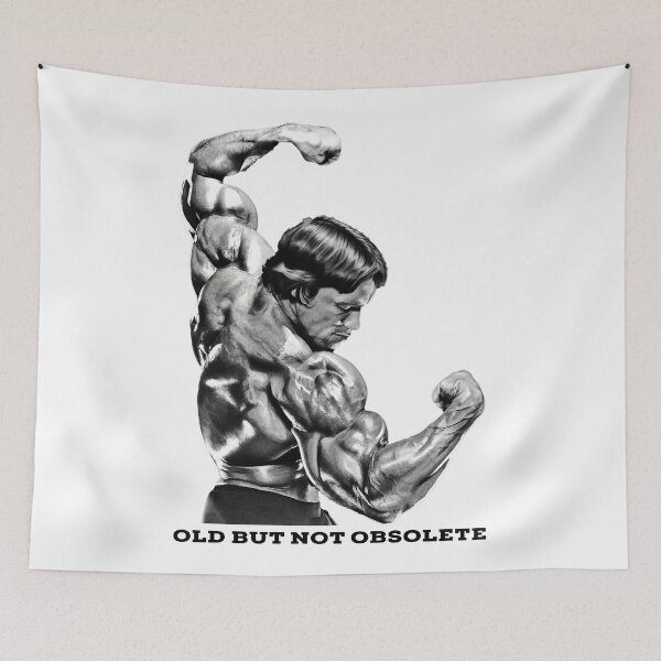 Item preview, Arnold schwarzenegger, Old But Not Obsolete Arnold. schwarzenegger Fan art designed and sold by HuzaifaNaveedh.