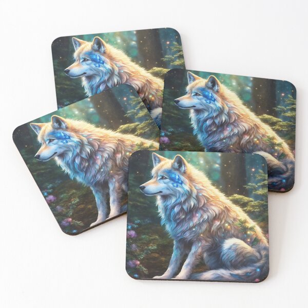 Item preview, Young Wolf in a Magic Forest designed and sold by alw951.