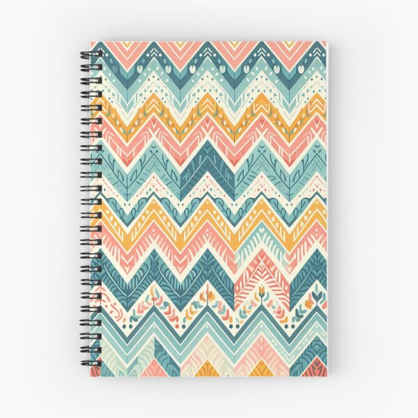 Item preview, Chevron - Blue Red Yellow Tribal Pattern ; Pattern  Herringbone designed and sold by PatternInArt.