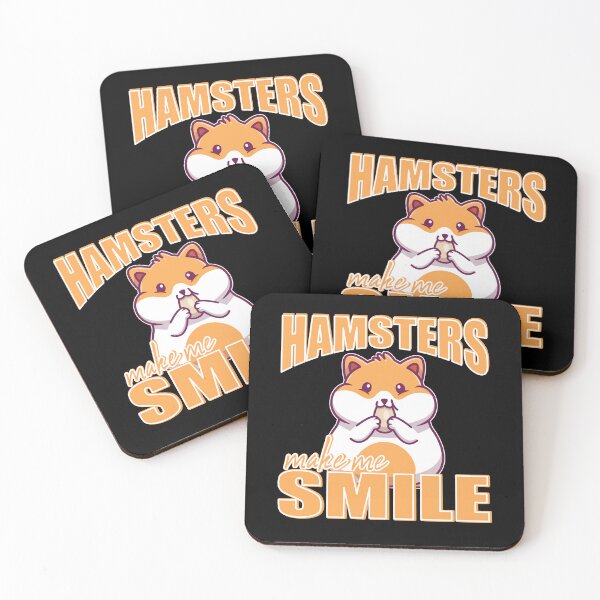 Item preview, Hamsters make me smile Hamster Lovers Pet Owners designed and sold by Merchandiser099.