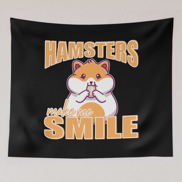 Item preview, Hamsters make me smile Hamster Lovers Pet Owners designed and sold by Merchandiser099.