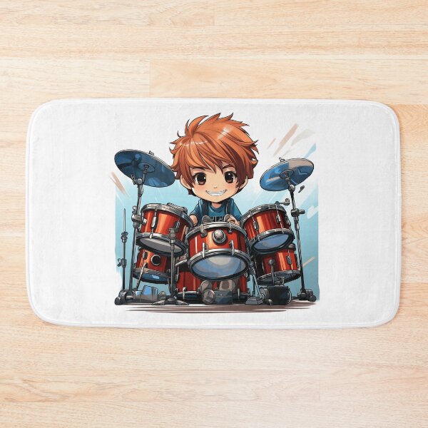 Item preview, Cute Young Boy Drummer Drums  designed and sold by Mohammed Sohail Khan.