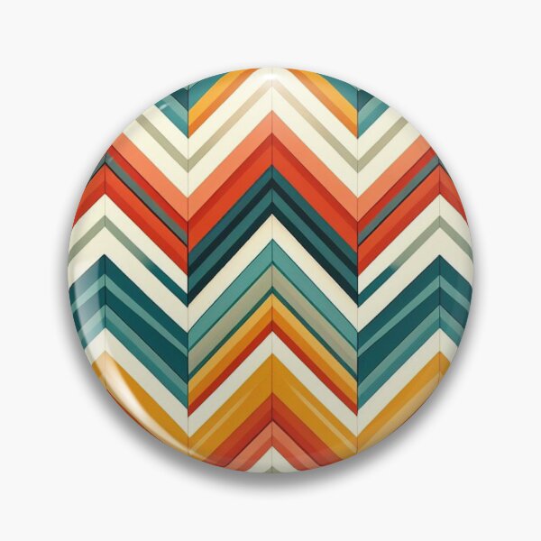 Item preview, Chevron - Red Blue Yellow Zigzag Pattern ; Pattern  Herringbone designed and sold by PatternInArt.