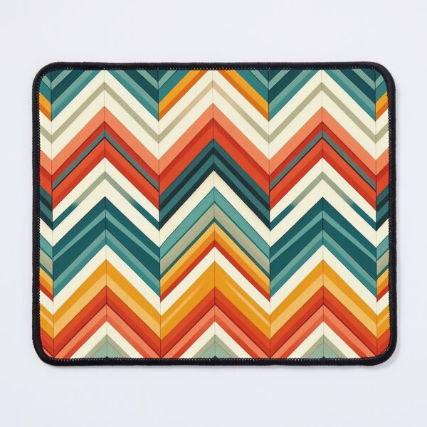 Item preview, Chevron - Red Blue Yellow Zigzag Pattern ; Pattern Herringbone designed and sold by PatternInArt.
