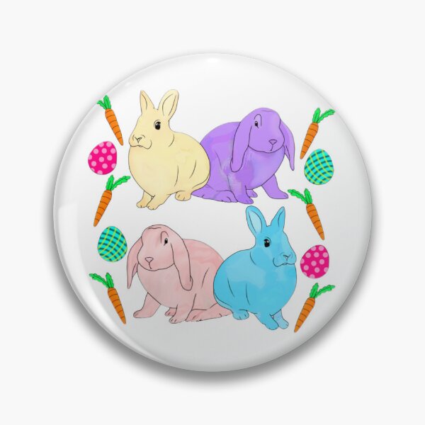 Item preview, Cute bunny pattern  designed and sold by Artistkhg.
