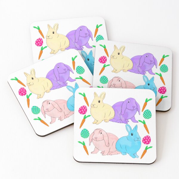 Item preview, Cute bunny pattern  designed and sold by Artistkhg.