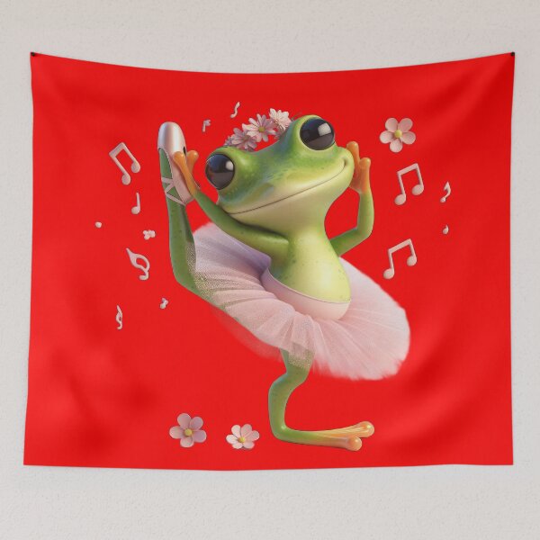 Item preview, Ballerina Funky Frogs designed and sold by joyfulcow.