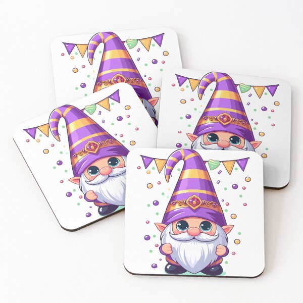 Item preview, CUTE MARDI GRASS GNOME designed and sold by ColorCollection.