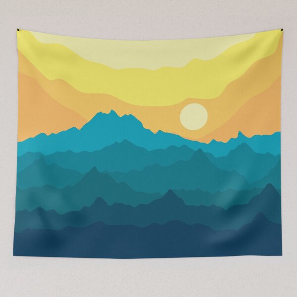 Item preview, Retro Sunrise art  designed and sold by Cuddleblossom.