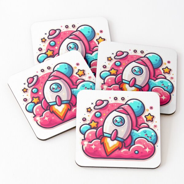 Item preview, Sticker: Galaxy Rocket designed and sold by joyfulk8.