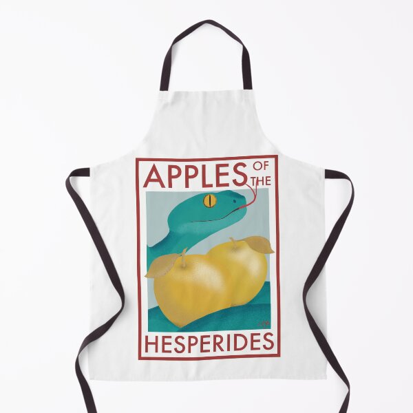 Item preview, Apples of the Hesperides Ancient Greek Mythology Retro Travel Food poster designed and sold by ClassicsNerds.