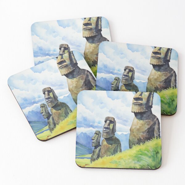 Item preview, The Enigmatic Beauty of Moai Sculptures #1 designed and sold by Anuchartl.