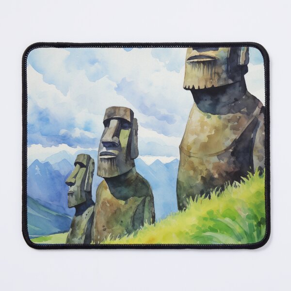 Item preview, The Enigmatic Beauty of Moai Sculptures #1 designed and sold by Anuchartl.