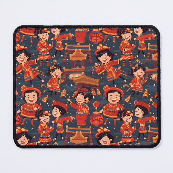 Item preview, A Chinese New Year parade with floats dancers designed and sold by sample325.