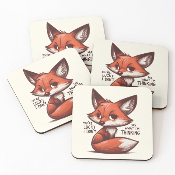 Item preview, Sassy Fox with Attitude Illustration designed and sold by RuyaFab.