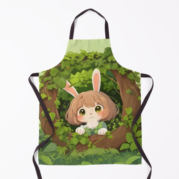 Item preview, Cute rabbit peeks out from the ivy designed and sold by chromavibes-art.