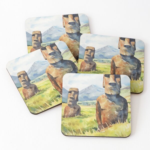 Item preview, The Enigmatic Beauty of Moai Sculptures #2 designed and sold by Anuchartl.