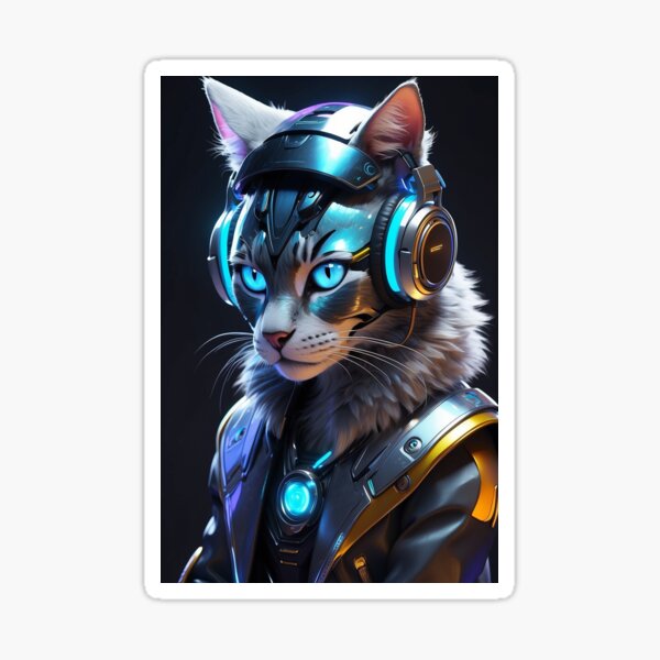 I am a cool Cat Sticker