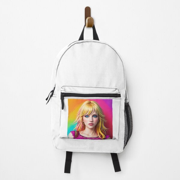 Item preview, Pretty girl, rainbow background designed and sold by El O.