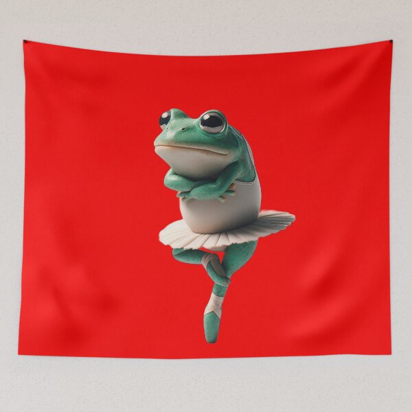 Item preview, Funky Frogs Ballerina  designed and sold by joyfulcow.
