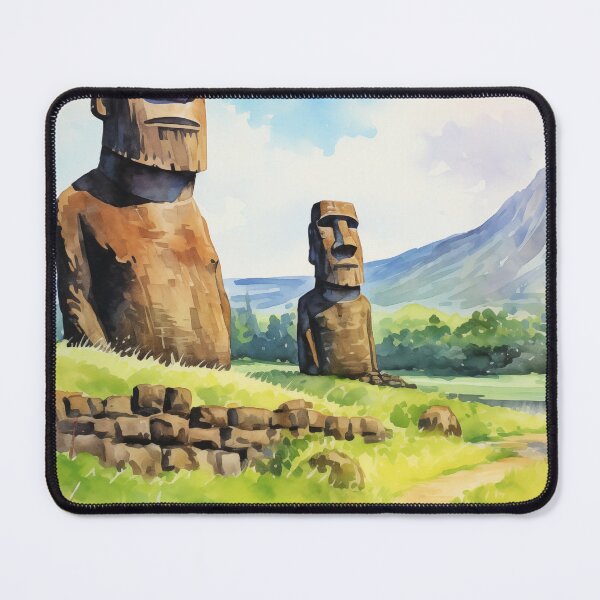 Item preview, The Enigmatic Beauty of Moai Sculptures #3 designed and sold by Anuchartl.