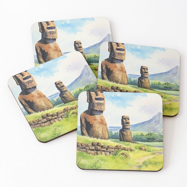Item preview, The Enigmatic Beauty of Moai Sculptures #3 designed and sold by Anuchartl.