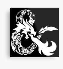 Dungeons & Dragons Metal Print