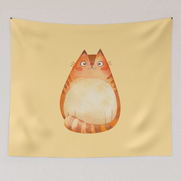 Item preview, Chubby Charm: Adorable Fat Cat Products Collection! designed and sold by Wise-Geek.