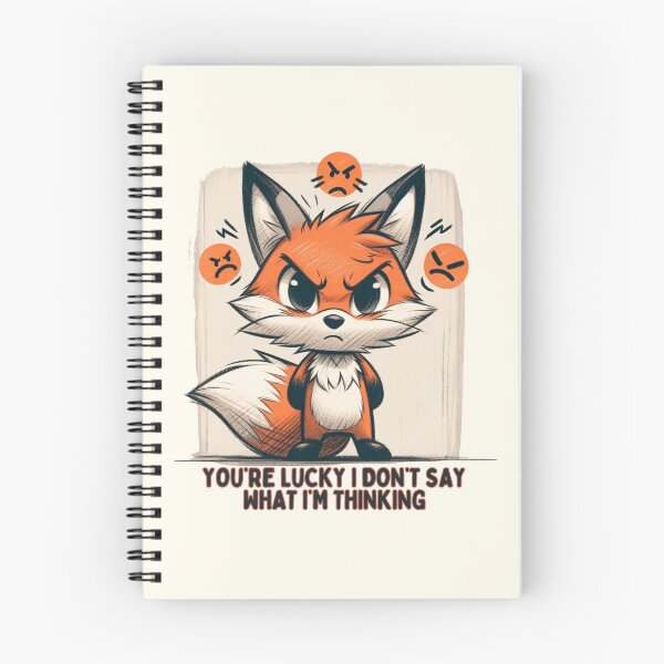 Item preview, Cross Fox with a Bold Statement Illustration designed and sold by RuyaFab.