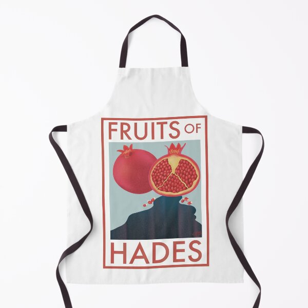 Item preview, Fruits of Hades Ancient Greek Mythology Retro Travel Food poster designed and sold by ClassicsNerds.