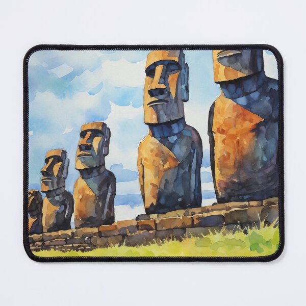 Item preview, The Enigmatic Beauty of Moai Sculptures #4 designed and sold by Anuchartl.