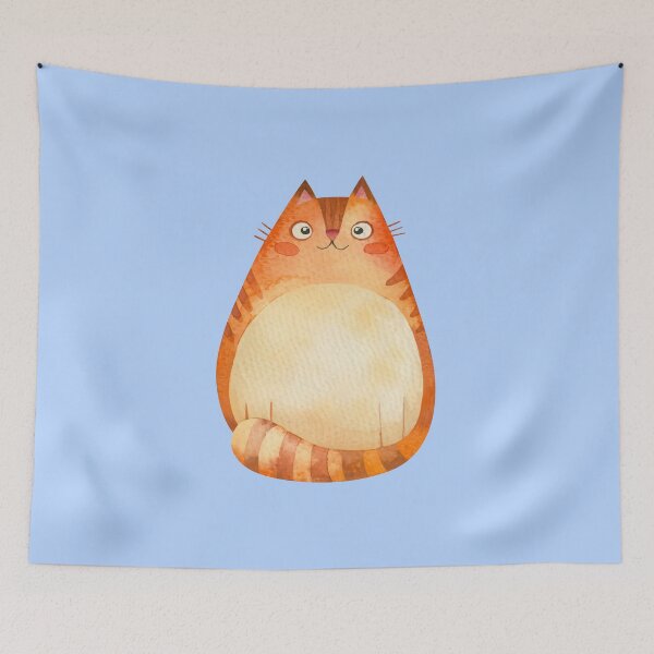 Item preview, Chubby Charm: Adorable Fat Cat Products Collection! designed and sold by Wise-Geek.