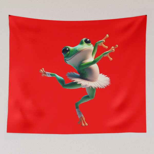 Item preview, Funky Frogs Ballerina  designed and sold by joyfulcow.