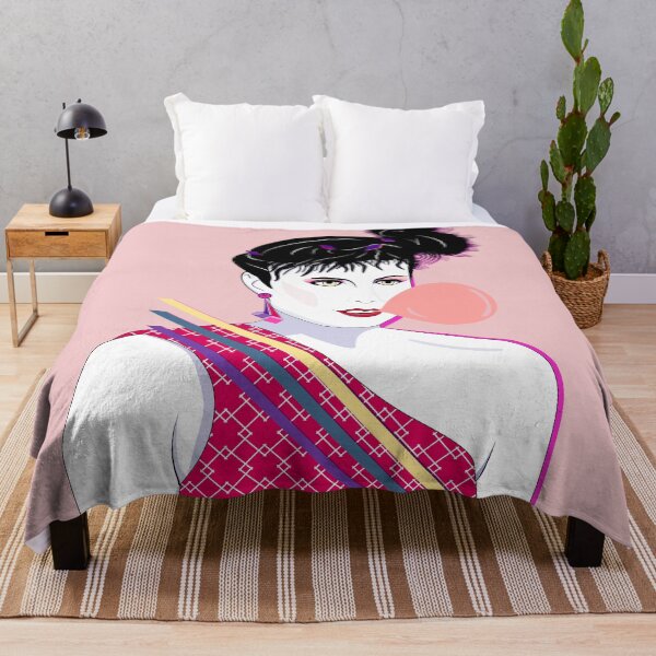 Item preview, Bubble Gum Girl 80s Patrick Nagel designed and sold by di-age7.