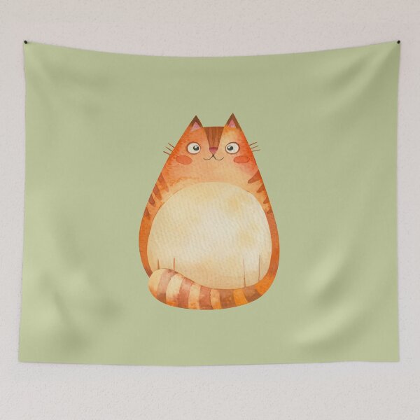 Item preview, Chubby Charm: Adorable Fat Cat Products Collection! designed and sold by Wise-Geek.
