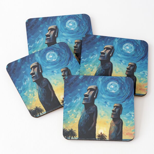 Item preview, The Enigmatic Beauty of Moai Sculptures #5 designed and sold by Anuchartl.