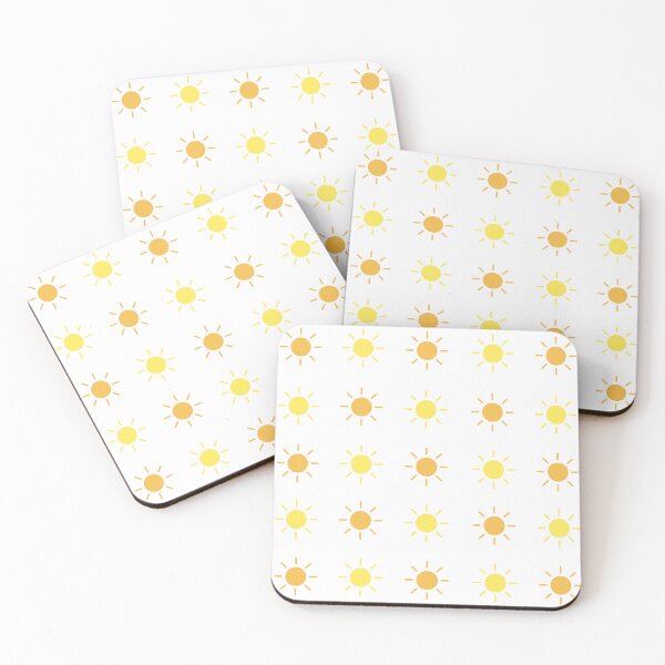 Item preview, 25 Minimalistic Yellow and Orange Suns Set designed and sold by posterful.