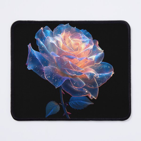 Item preview, Holographic Rose: Enchanting Brilliance designed and sold by AI-Only Creations.