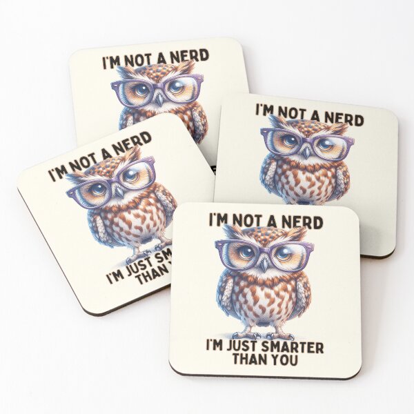 Item preview, Confident Owl Proclaiming Intelligence Illustration designed and sold by RuyaFab.